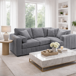 The Sienna Range corner sofa in a modern living room