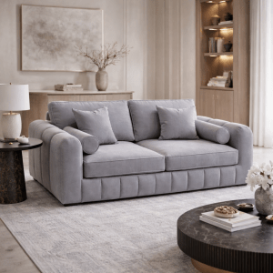 The Simms Range 2 seater in a modern living room