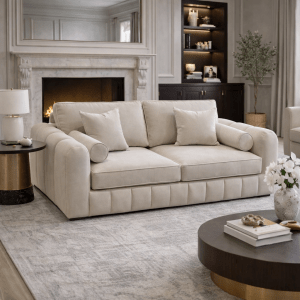 The Simms Range 2 seater in a modern living room