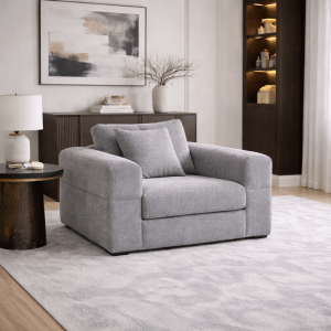 The Cloud range arm chair in a modern living room